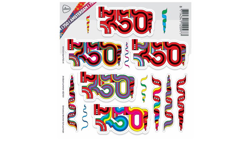PostNL viert 750 jaar Amsterdam met speciaal postzegelvel featured image